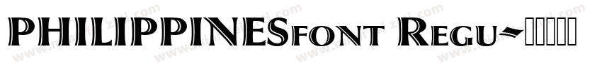 PHILIPPINESfont Regu字体转换
